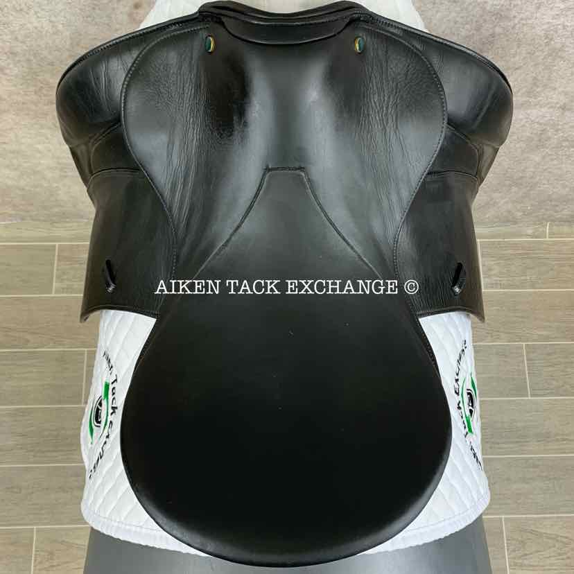 2006 Stubben Maestoso Deluxe Dressage Saddle, 18" Seat, 32cm Tree - W/XW, Wool Flocked Panels