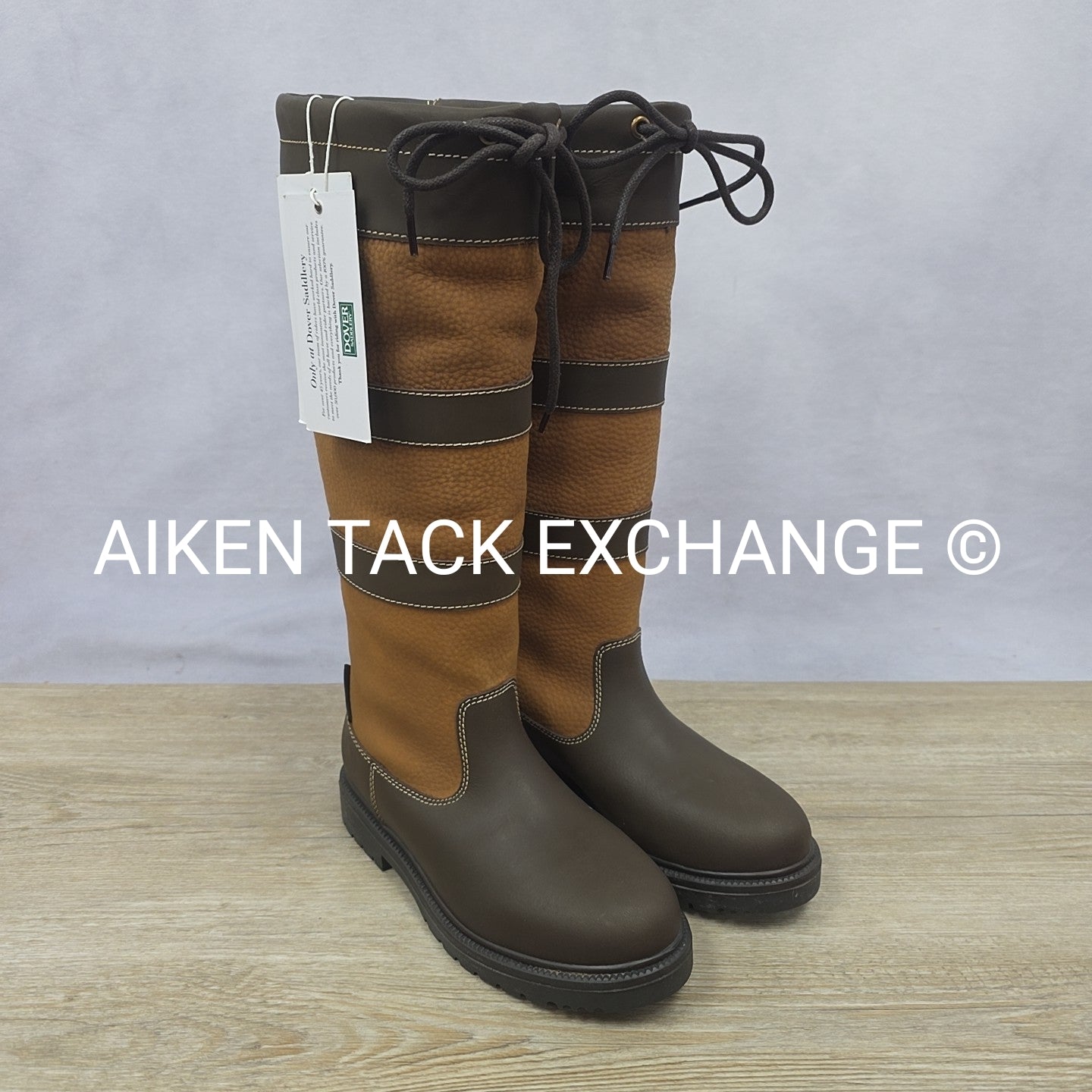 Dover Saddlery Chevron Waterproof Boots, Brand New, Size 6