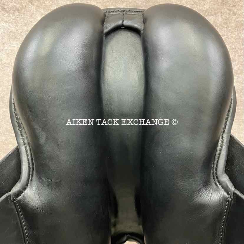 1990 Passier Katrin Dressage Saddle, 17" Seat, Medium Tree, Wool Flocked Panels