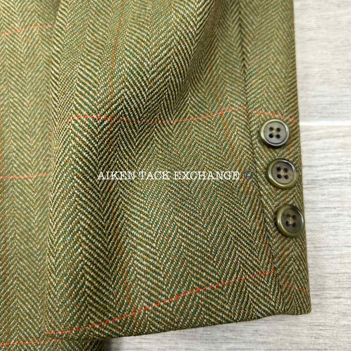 Horse Country Tweed Coat for Fox Hunting, Size 38 L