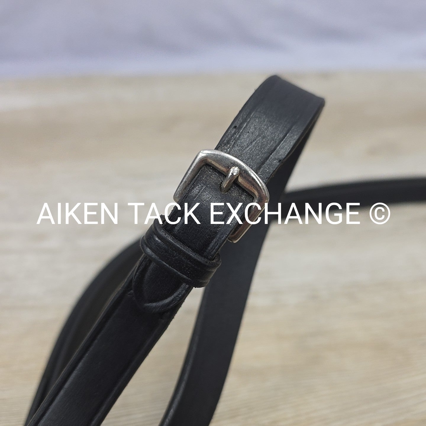 Bobby's English Tack Weymouth Double Bridle with Matching Rein Set, Black, Size
