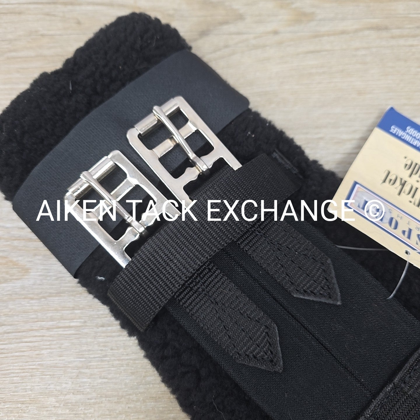 Toklat Contour Synthetic Fleece Dressage Girth, Black, 24"