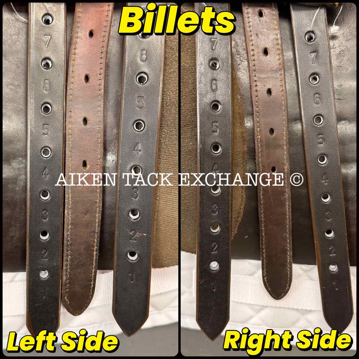 2006 Bates Close Contact Jump Saddle, 17.5" Seat, Adjustable Tree - Changeable Gullet, Wool Flocked Panels