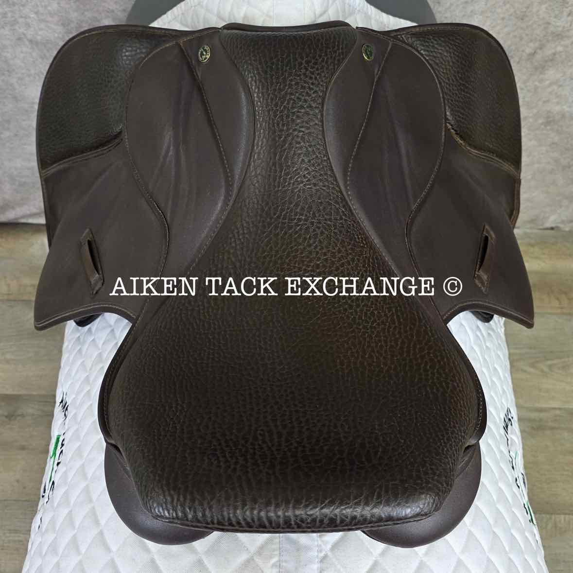 Dover Synthetic ProRide Close Contact Jump Saddle, 16.5" Seat, Medium Tree, Wool Flocked Panels