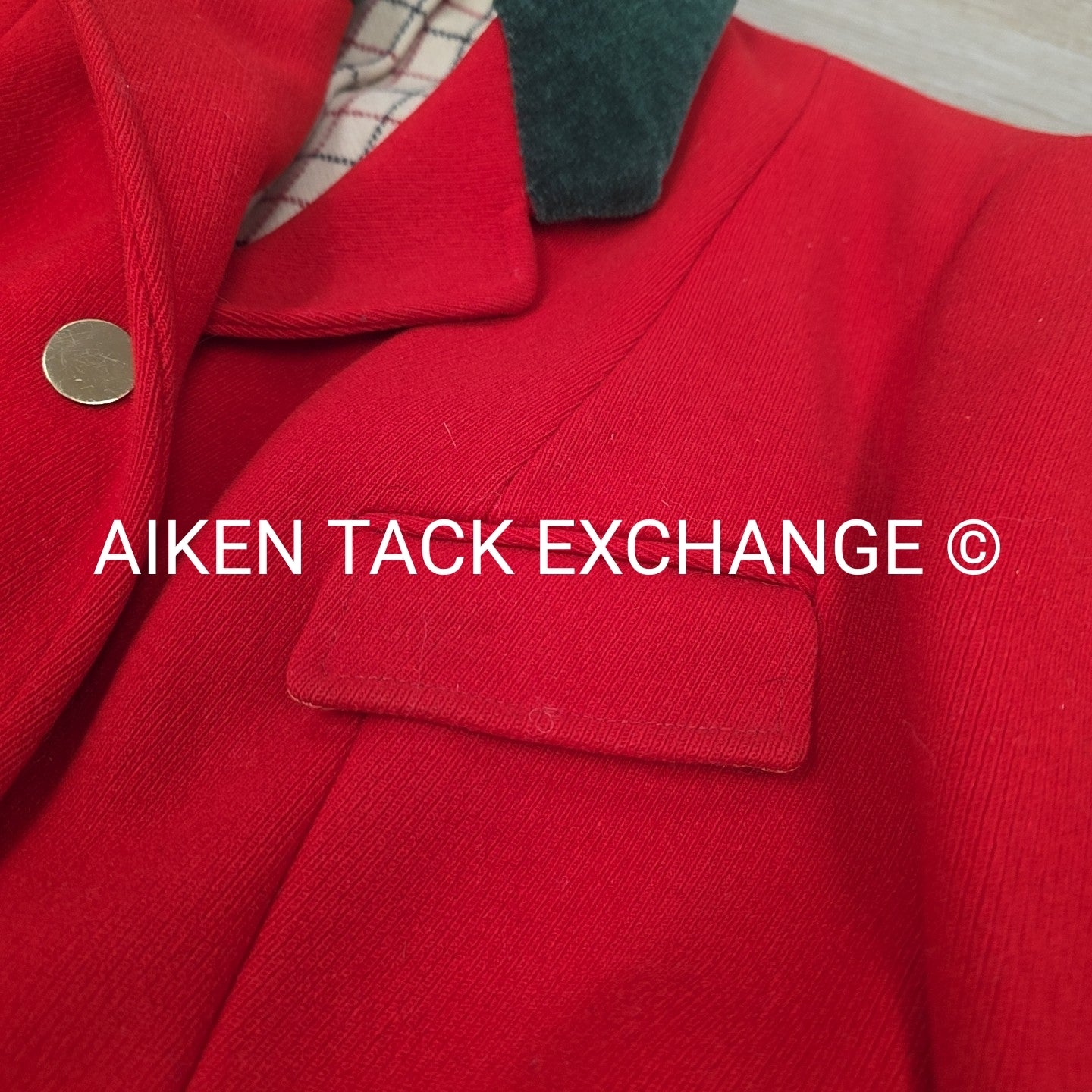 Bespoke Hebden Cord 4 Button Scarlet Hunt Coat, Ladies Small