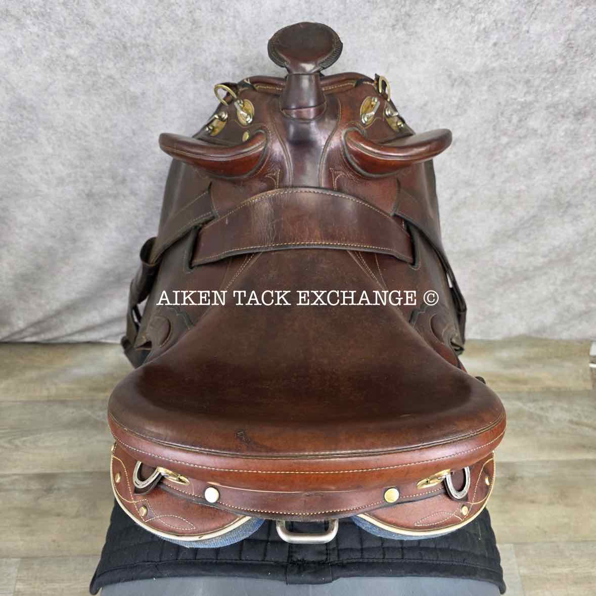 Syd Hill & Sons Australian Stock Saddle, 16" Seat (Western) - 18" Seat (English), MW/W Tree