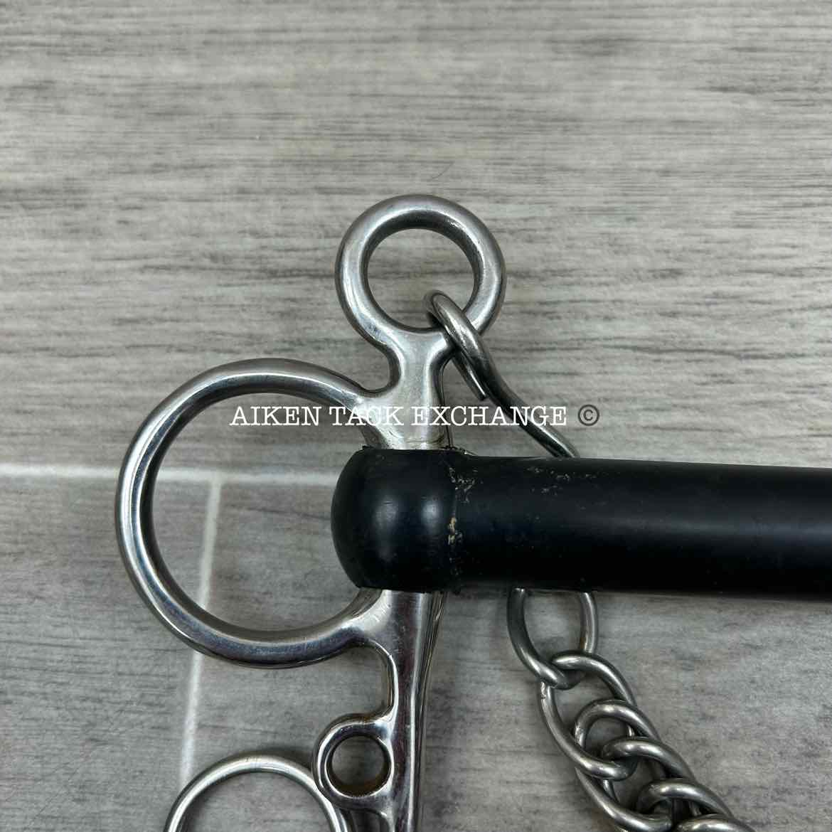 Korsteel Mullen Mouth Soft Rubber Pelham Bit 5.5"
