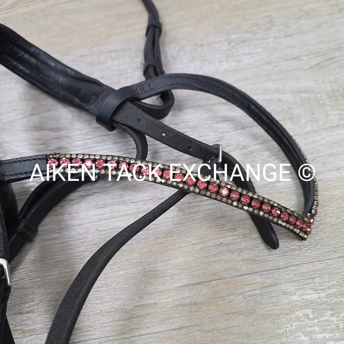 BARGAIN BUNDLE: 2 Dressage Bridles, No Reins, Black, Size Cob & Full