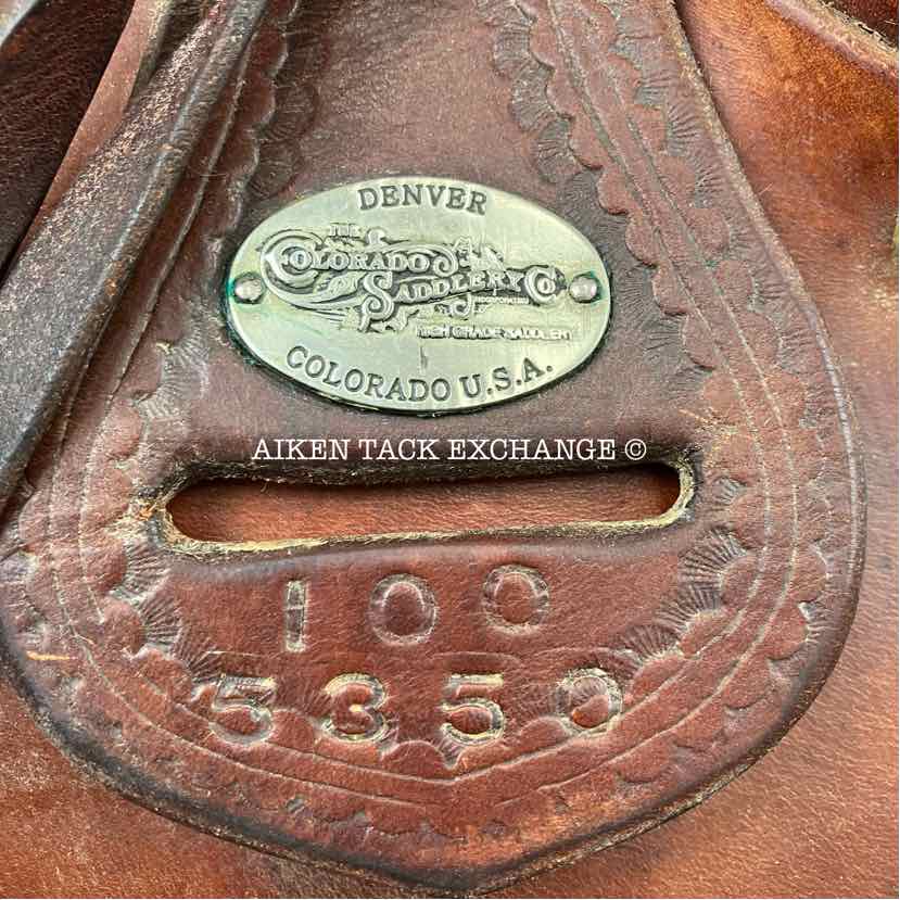Colorado Saddlery Roping Western Saddle, 15.5" Seat, Wide Tree - Full QH Bars