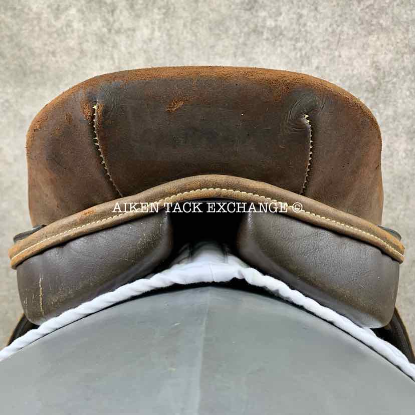 Miguel Acuna American Style Polo Saddle, 18.5" Seat, Medium/Medium Wide Tree, Foam Panels, Buffalo Leather