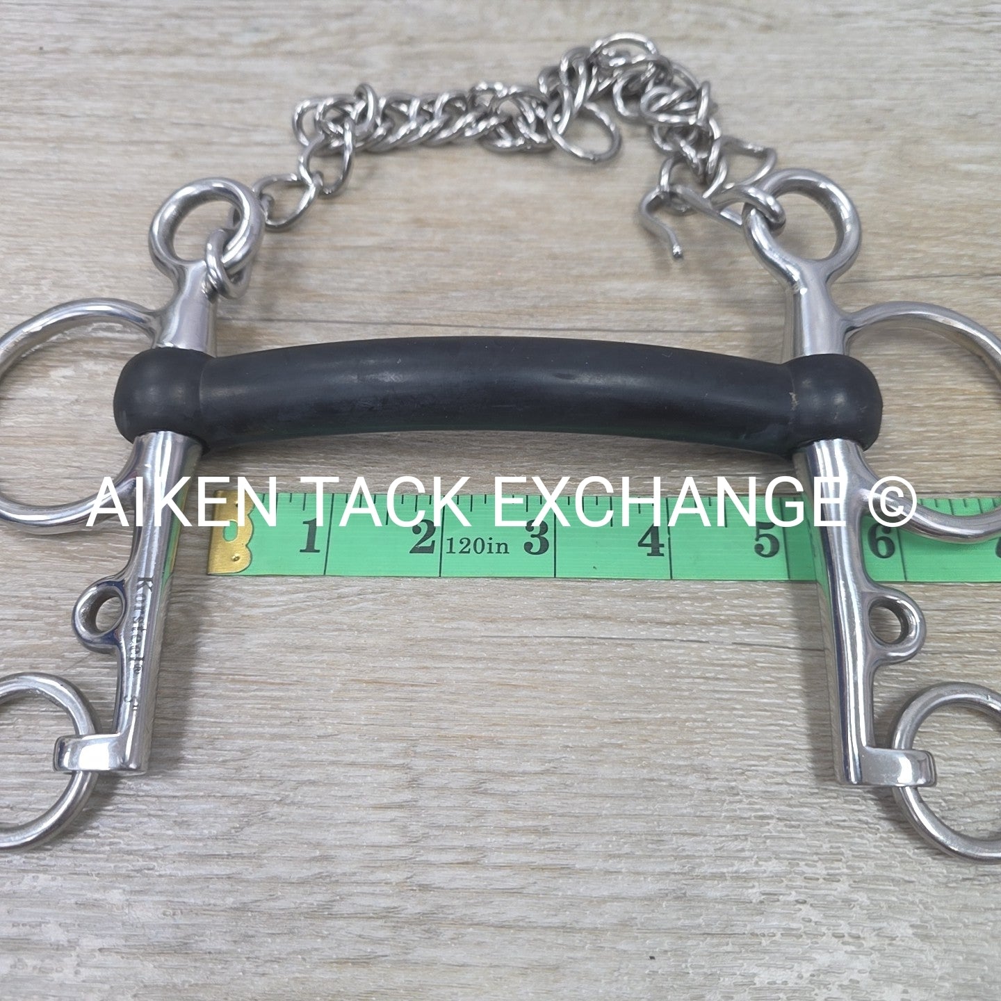 Korsteel Mullen Mouth Rubber Pelham Bit 5"