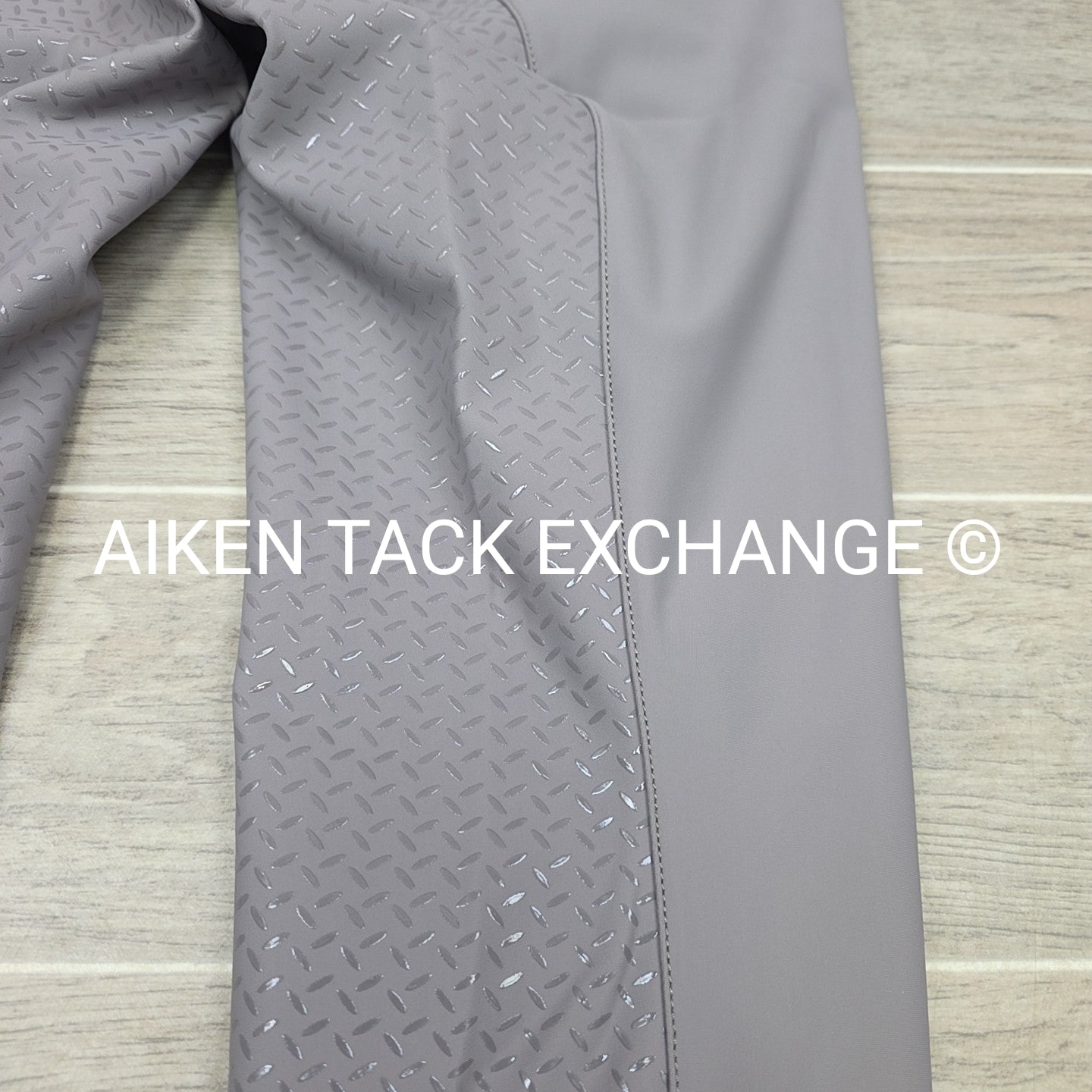 KL Select Gabrielle Full Seat Breeches, Grey/Navy, Women's Size 30R
