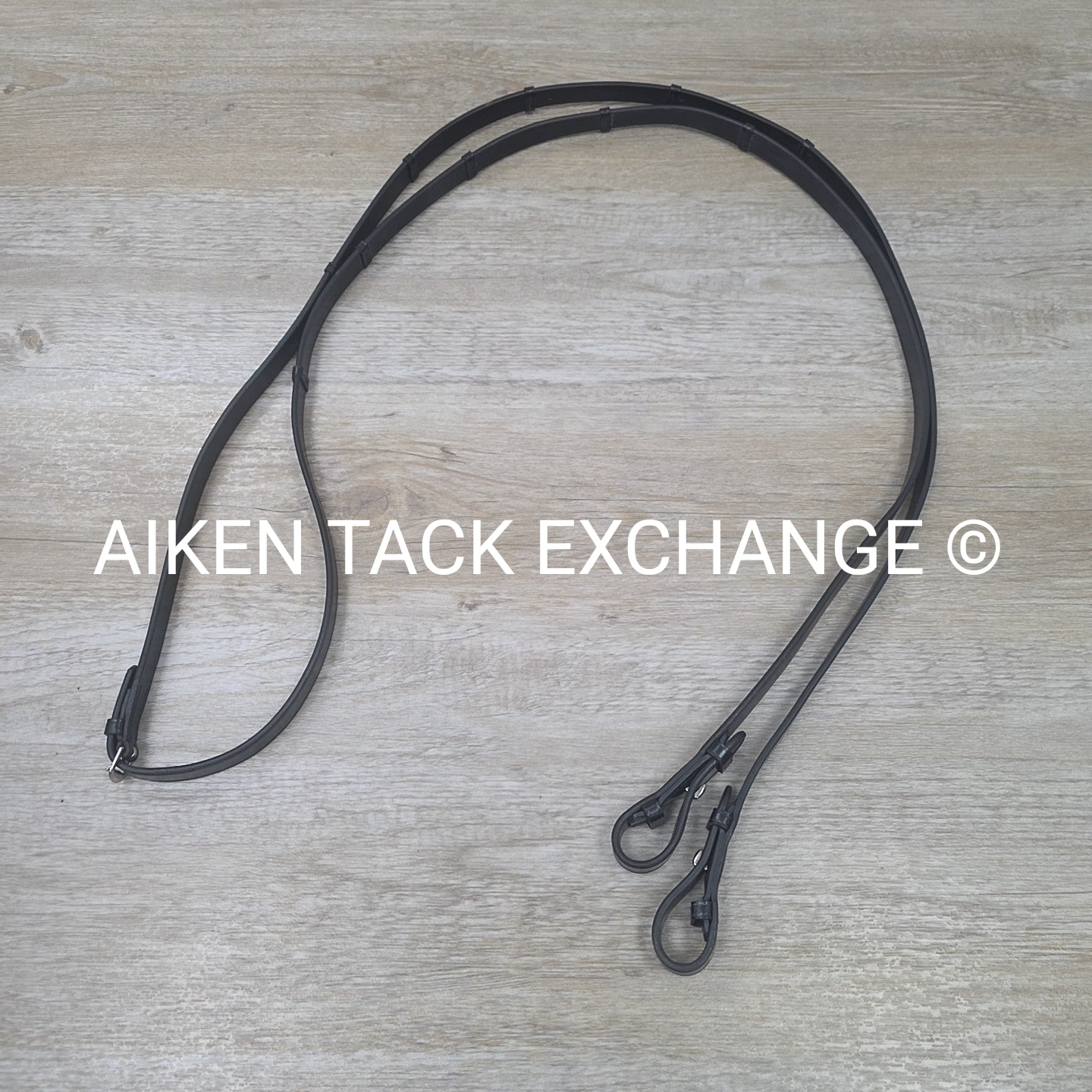 Passier Leather Grip Reins, Black, 55"