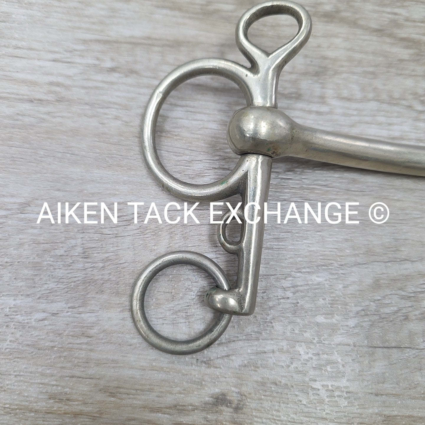Never Rust Mullen Mouth Pelham Bit (No Hooks & Curb Chain) 4.75"