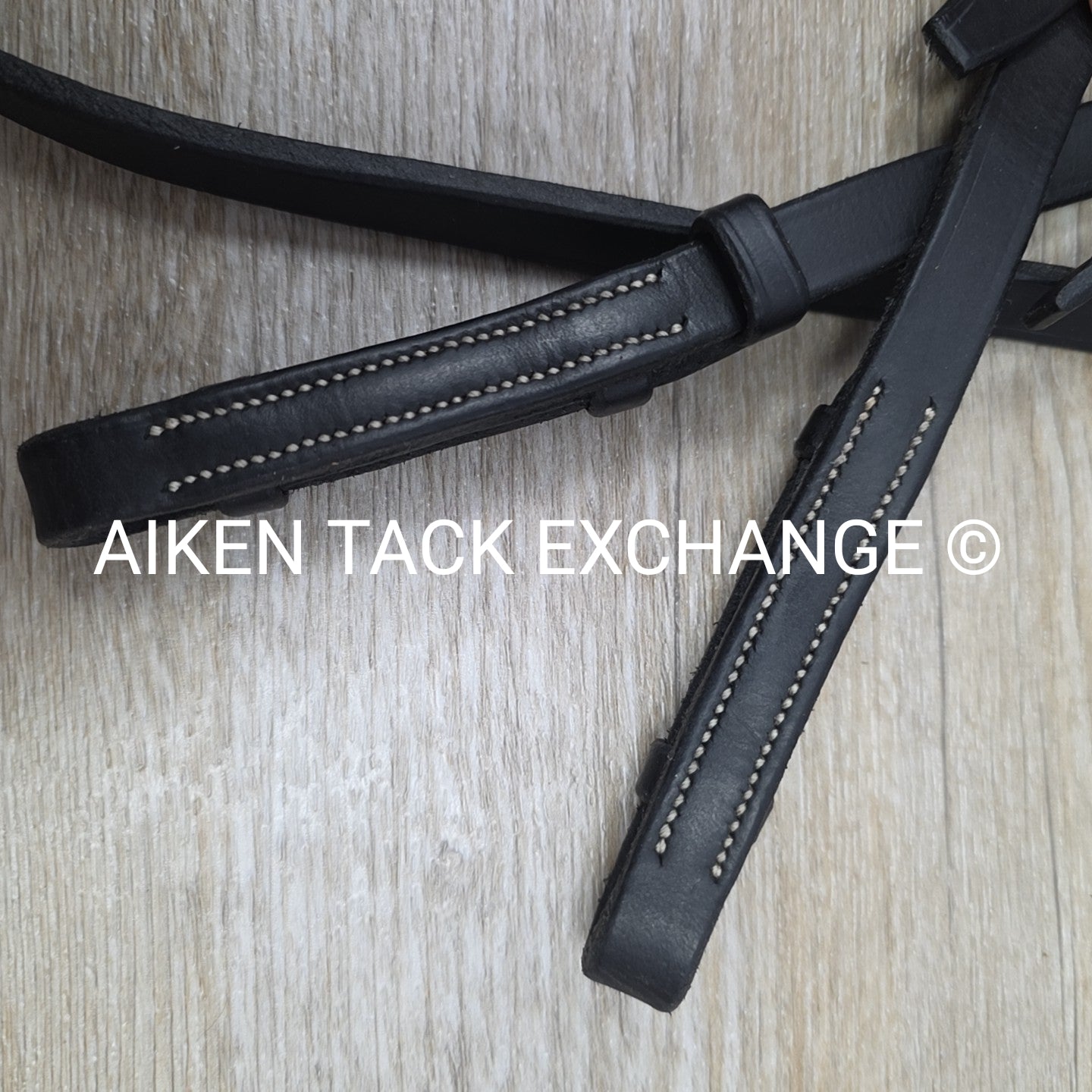 CWD Anatomic French Noseband Bridle with Fancy Stitching & Bling Browband, Black