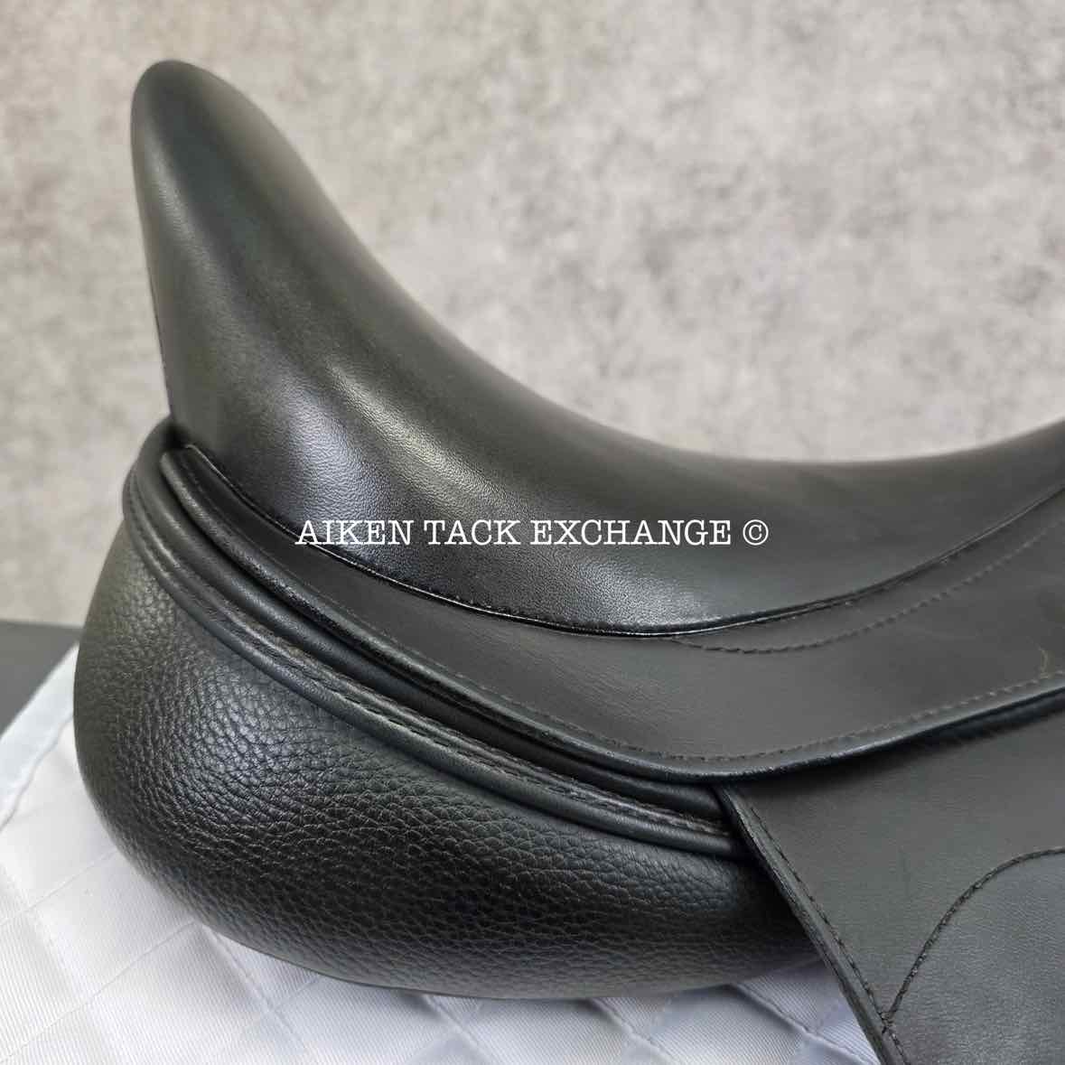 Patrick Profile Dressage Saddle, 17.5" Seat, Adjustable Tree - Changeable Gullet, Wool Flocked Panels