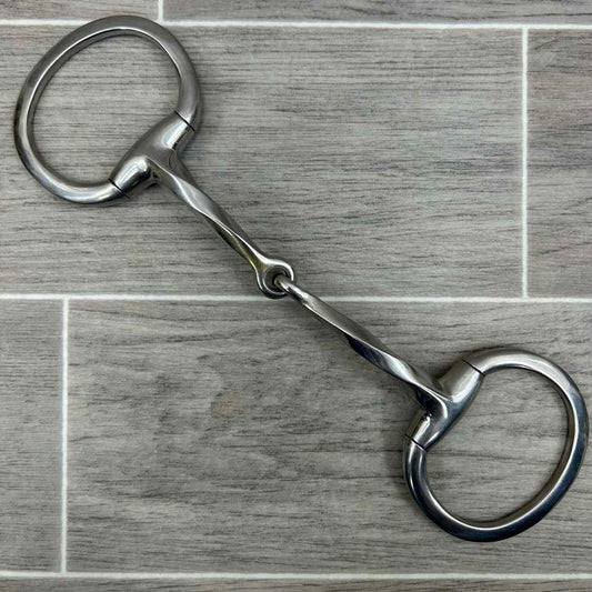 Single Joint Slow Twist Eggbutt Bit 5.75"