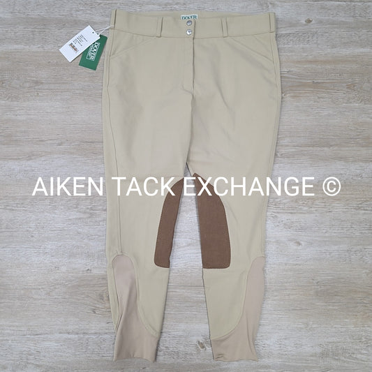 Dover Saddlery Wellesley Competition Knee Patch Breeches, Size 34