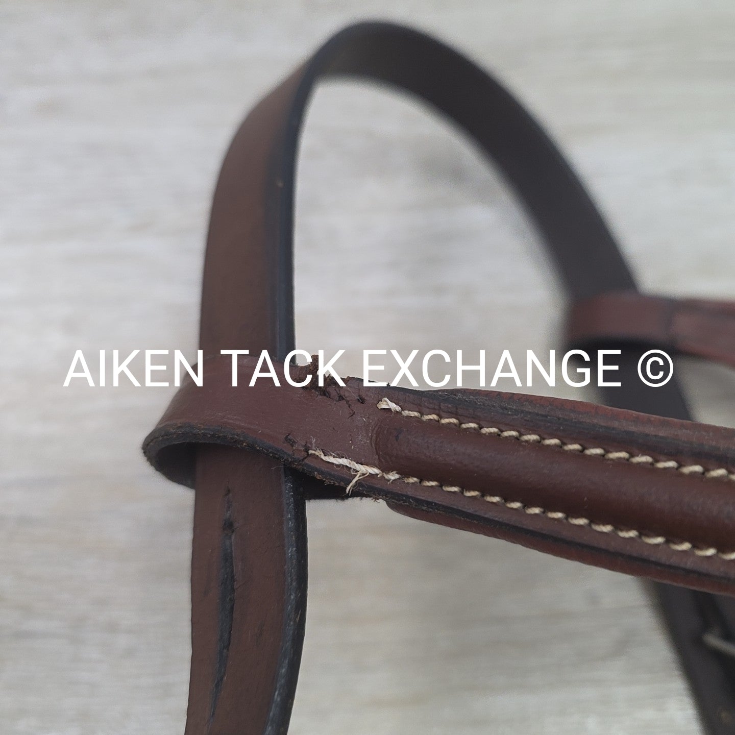 Plain Bridle, No Noseband, No Reins, Brown, Size Full