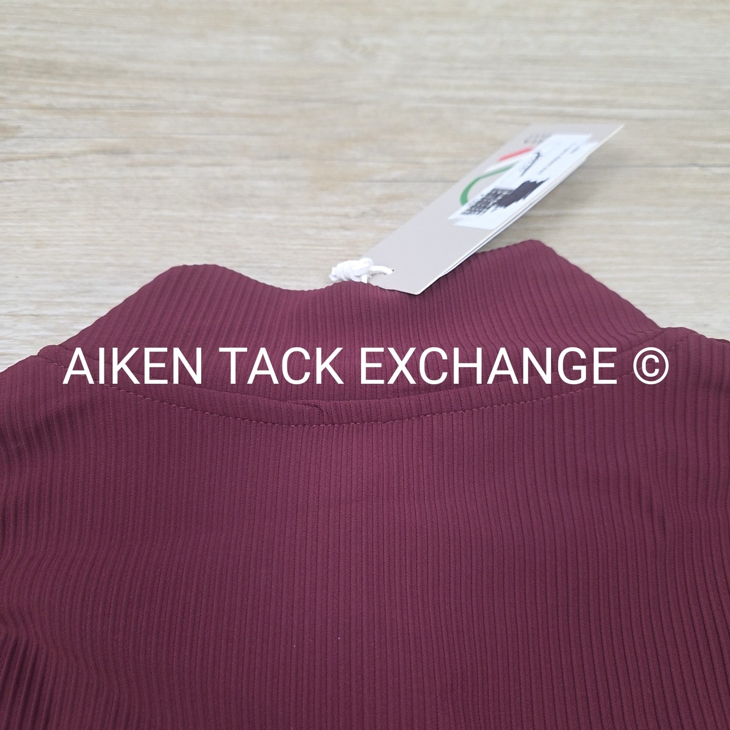 Lauria Garrelli Livigno Ribbed Long Sleeve Top, Size Medium