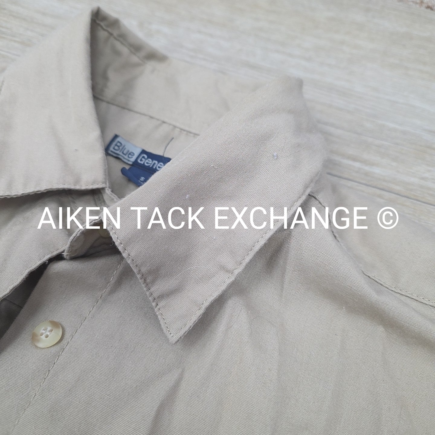 Aiken Hounds Long Sleeve Button Down Top, Size Small