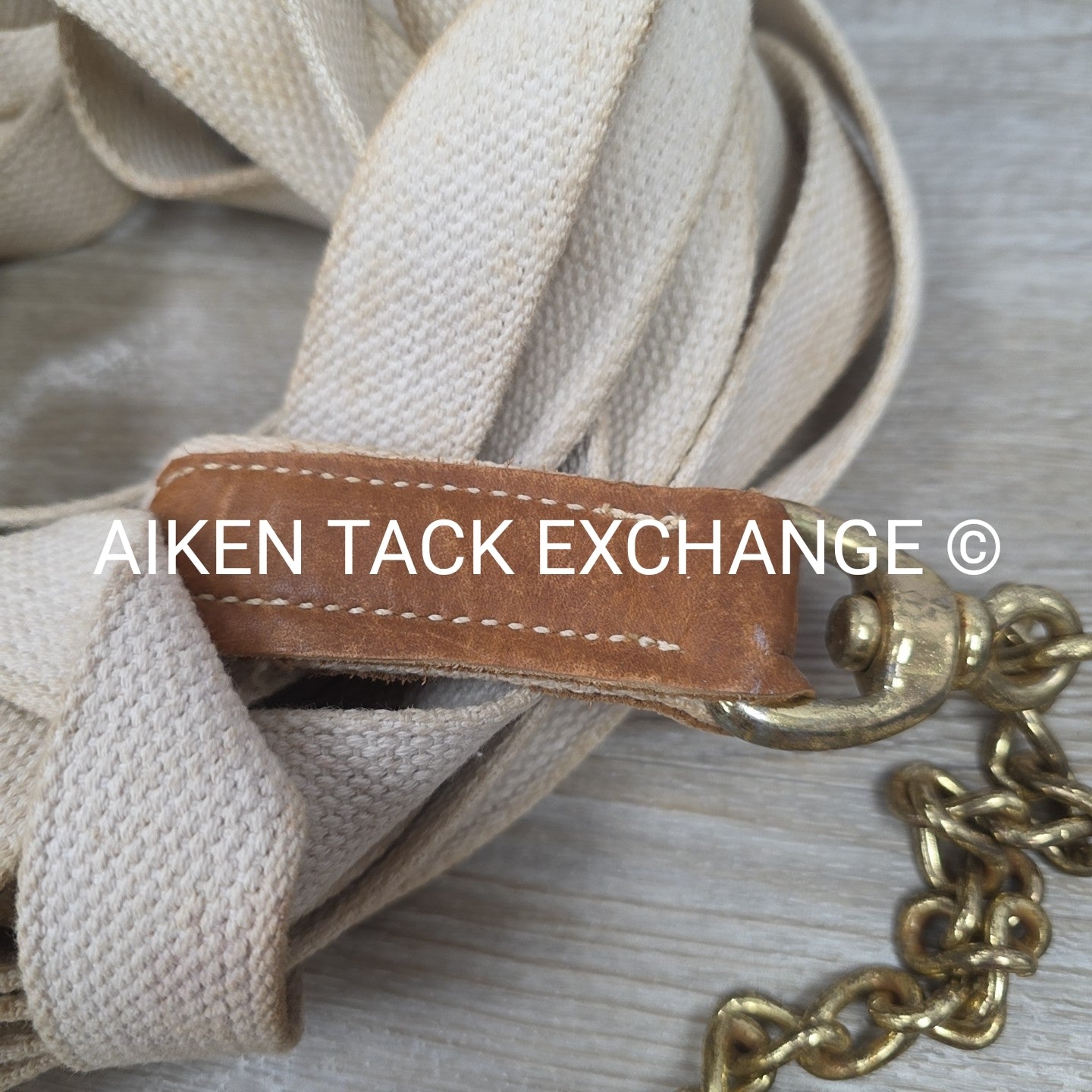BARGAIN BUNDLE: Dover Saddlery Cotton Web Lunge Line with Chain & Stirrup Keeper