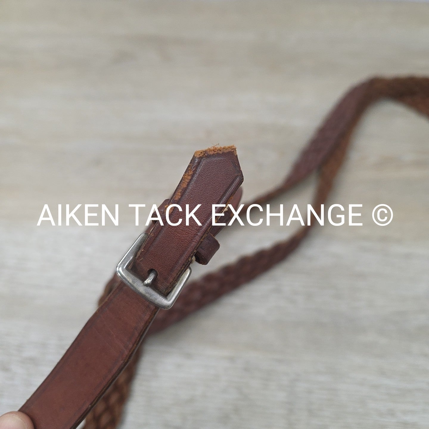 BARGAIN BUNDLE: 2 Pair Plaited Braided Reins, Brown