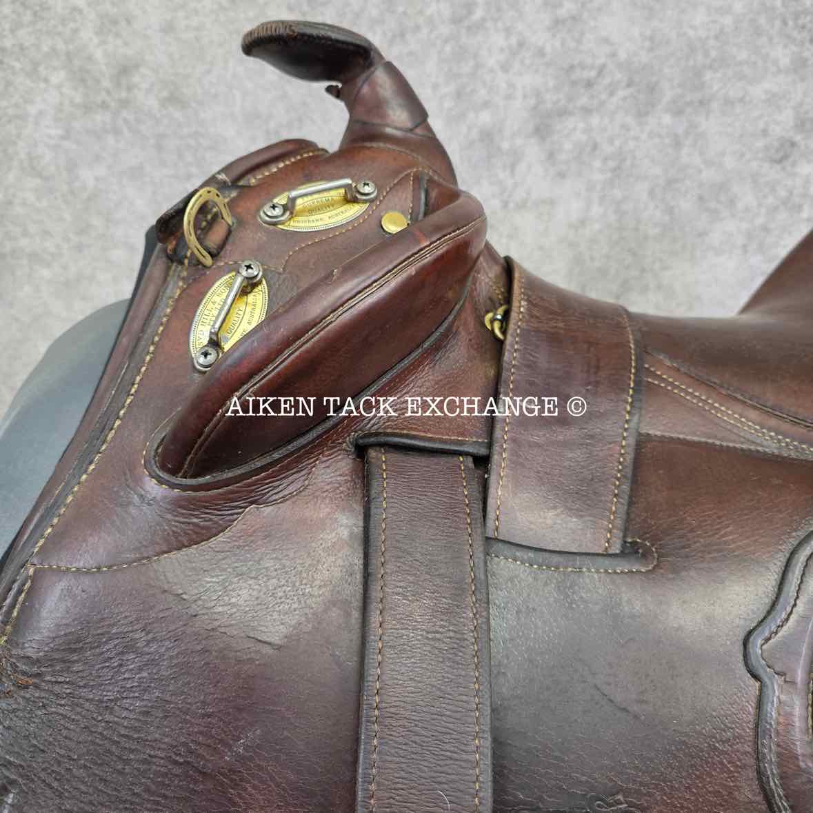 Syd Hill & Sons Australian Stock Saddle, 16" Seat (Western) - 18" Seat (English), MW/W Tree