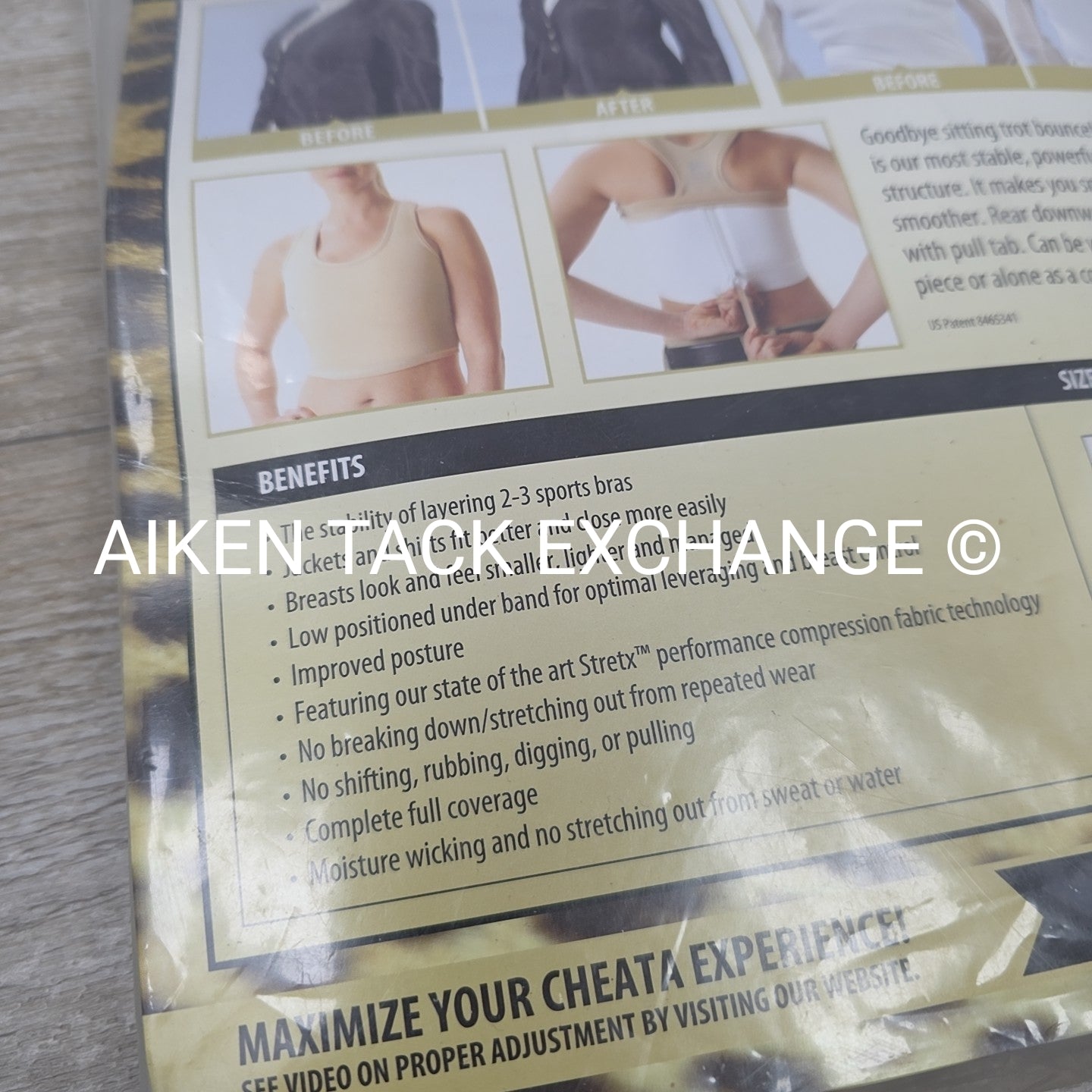 Cheata Trotter Compression Bra, Size X-Large