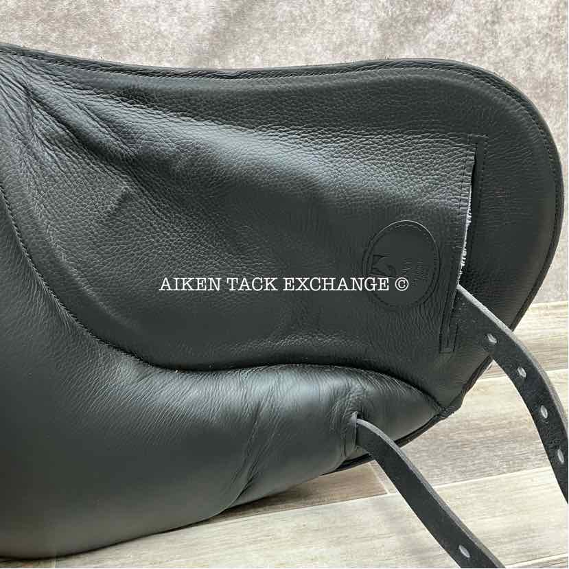 2023 Envy by Custom Saddlery Rhythm Monoflap Dressage Saddle, 17" Seat, Adjustable Tree, Wool Flocked Panels