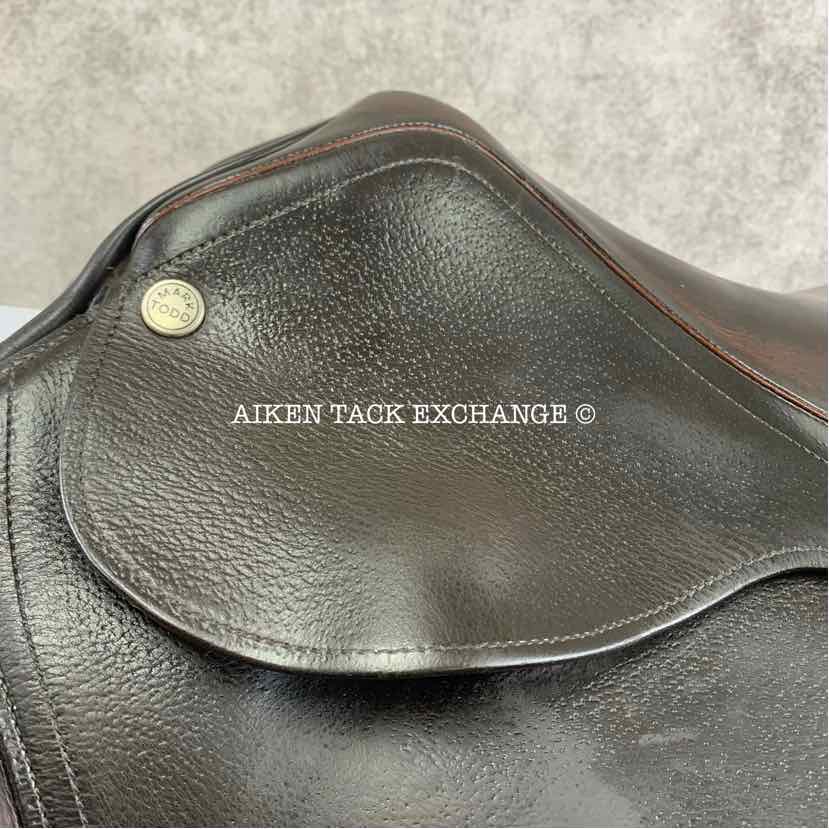 Mark Todd Close Contact Jump Saddle, 17.5" Seat, Medium Narrow Tree, Wool Flocked Panels