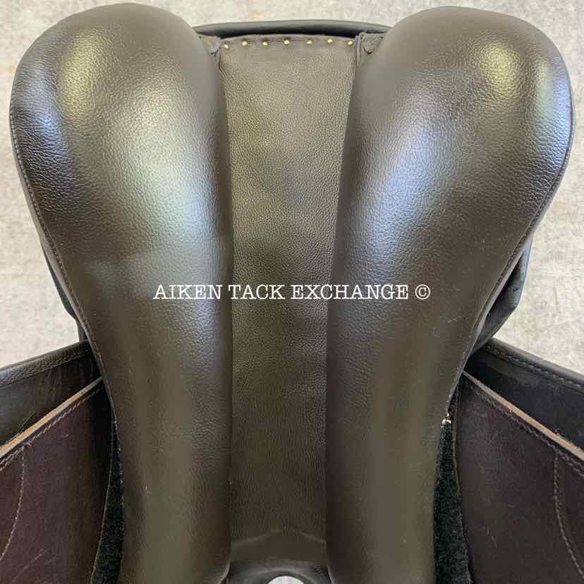 Pegasus Unicorn French Style Jump Saddle, 17.5" Seat, Auto-Adjusting Flex Tree, Comes with Pegasus Saddle Fitter Sheepskin Half Pad