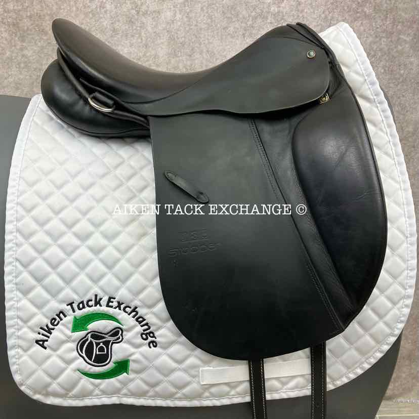 **SOLD** Stubben Endurance Dressage Saddle, 17.5" Seat, Short Flap, 31cm Tree - Medium Wide, Wool Flocked Panels