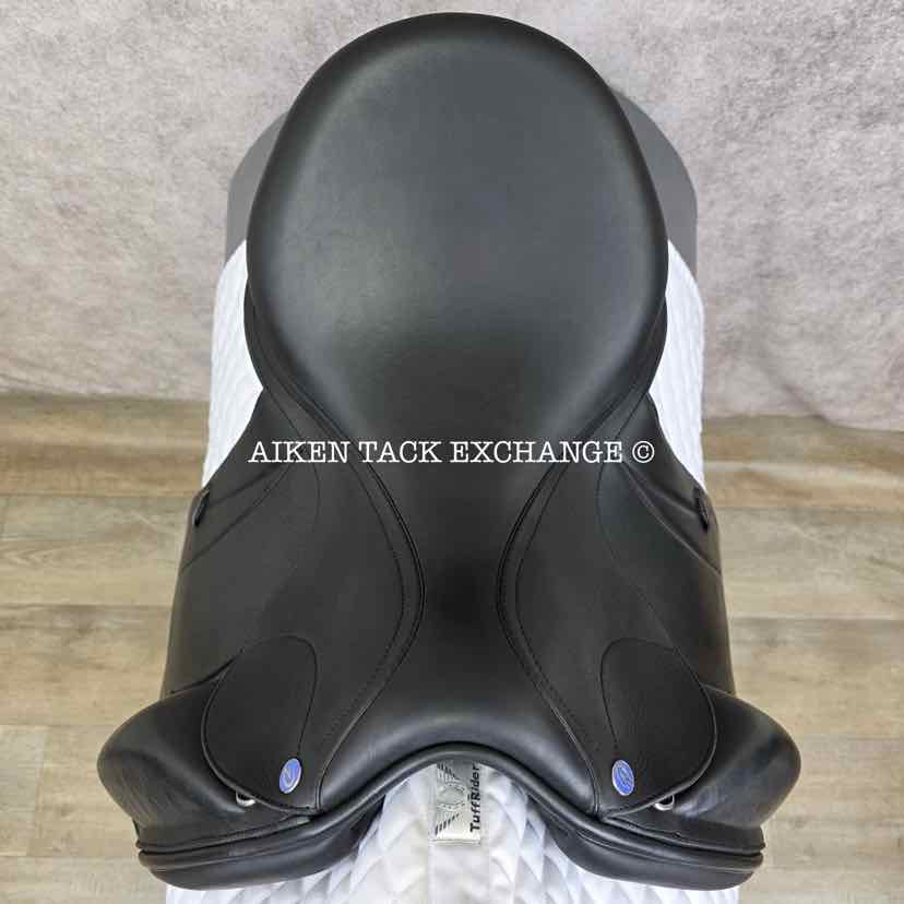 2022 Dynamic Equilibrium Monoflap Dressage Saddle, 18" Seat, Dynamic Polymer Tree, Foam Panels