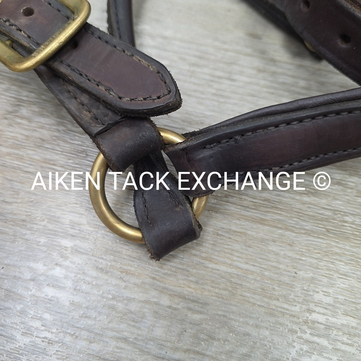 SmartPak Soft Padded Leather Halter, Brown, Oversize