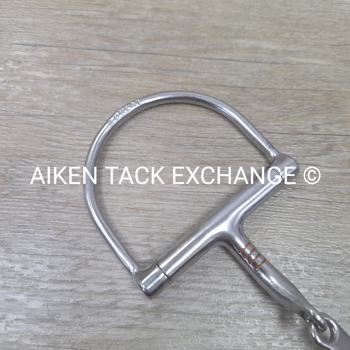 Myler Dee without Hooks and French Link Snaffle MB 10 5"