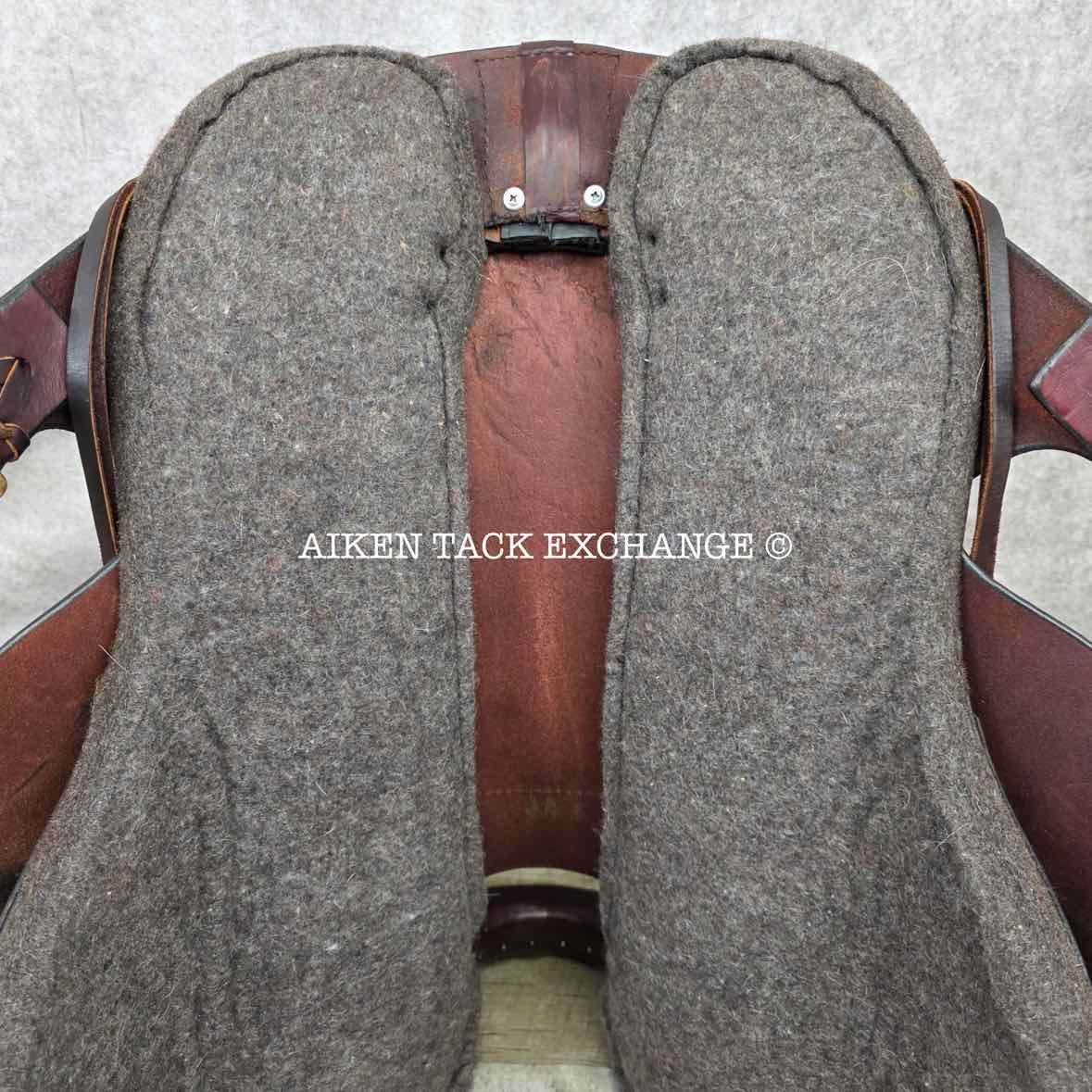2015 Tucker 159 Endurance Trail Saddle, 17.5" Seat, Wide Tree - Full QH Bars