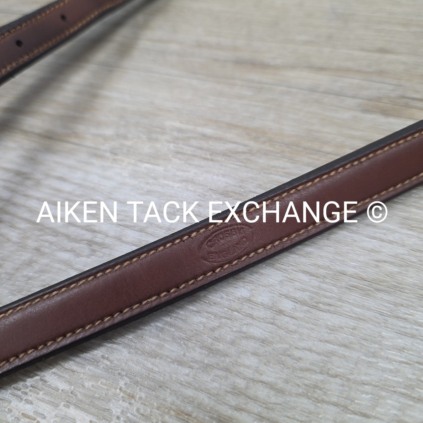 Crosby Square Raised Standing Martingale, Brown, Size Full