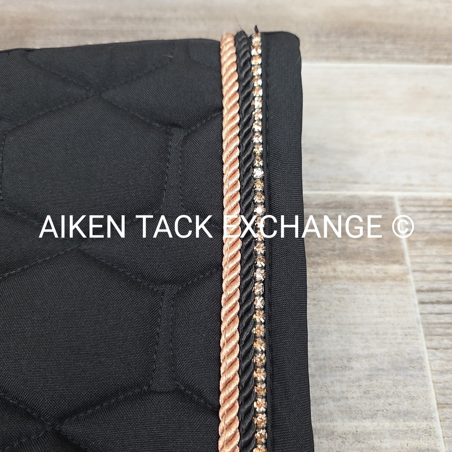 HKM Rose Gold Glamour Dressage Saddle Pad