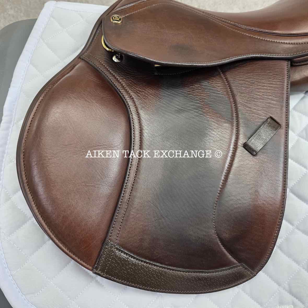 Ovation Pony Close Contact Jump Saddle, 15" Seat, Adjustable Tree - XCH Changeable Gullet, Foam Panels