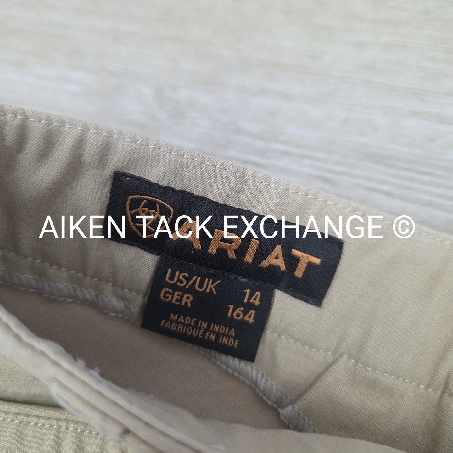 Ariat Heritage Side Zip Knee Patch Breeches, Youth 14