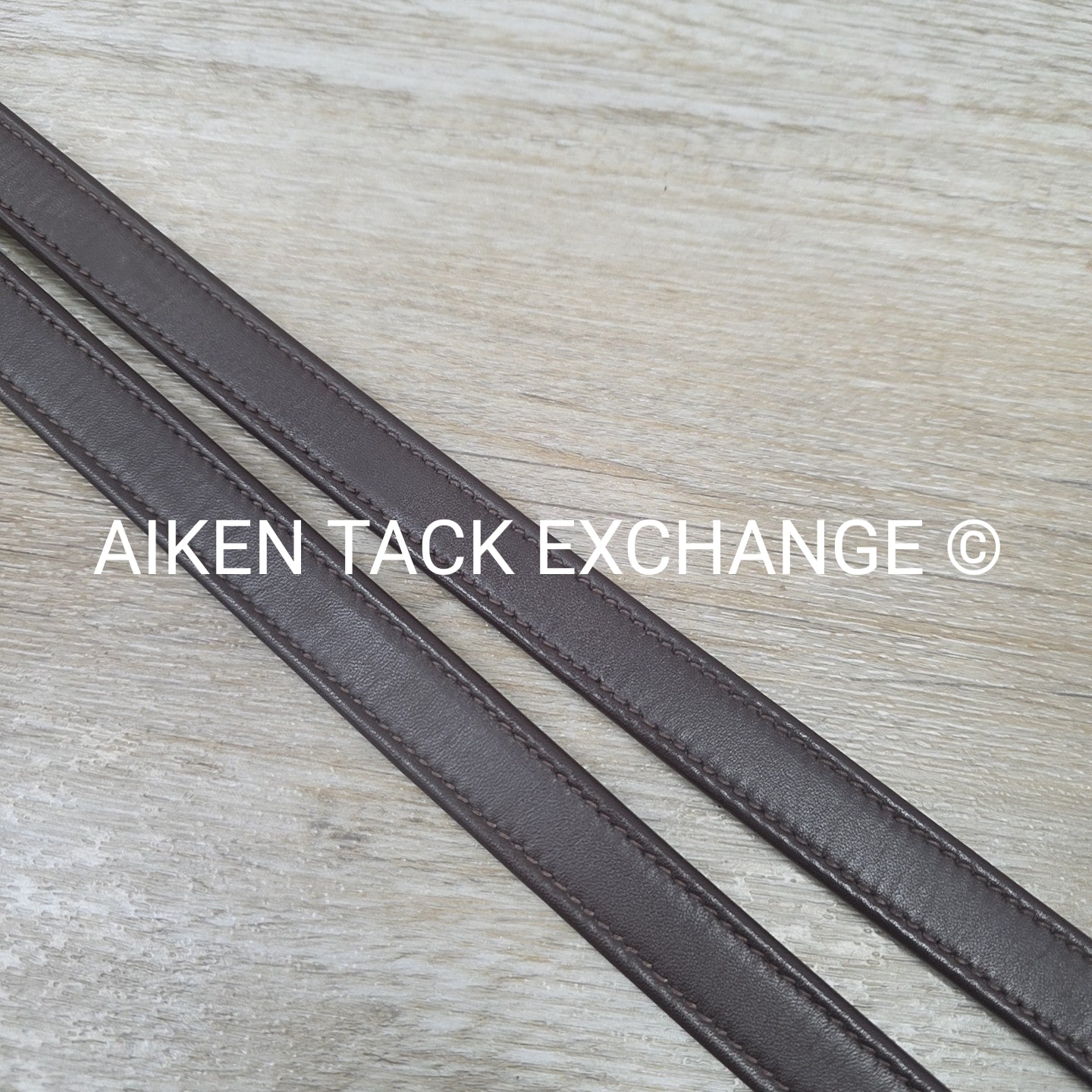Ovation Covered Stirrup Leathers with Clasp End, Dark Brown, 54"