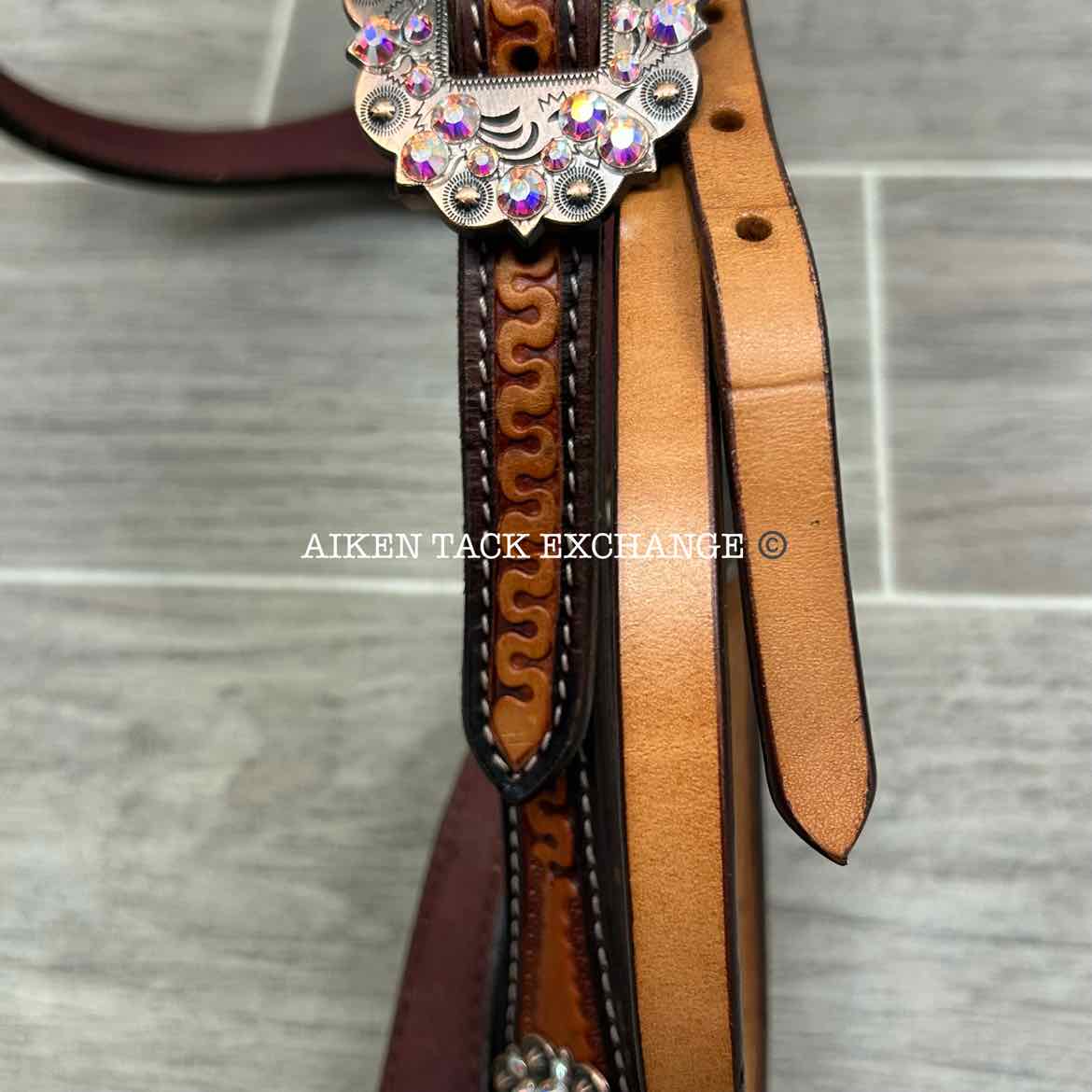 Browband Western Headstall with Bling