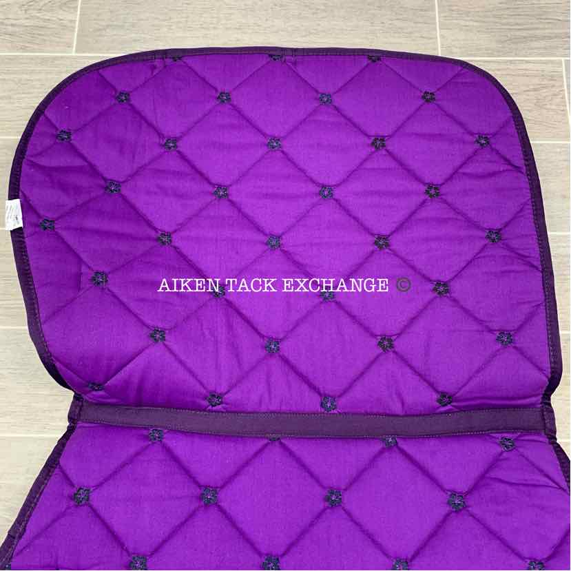 Centaur Hibiscus All Purpose Saddle Pad, Purple, Brand New