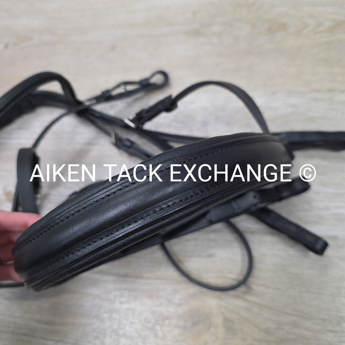Otto Schumacher Padded Double Bridle, No Reins, Black, Size 1 - Cob