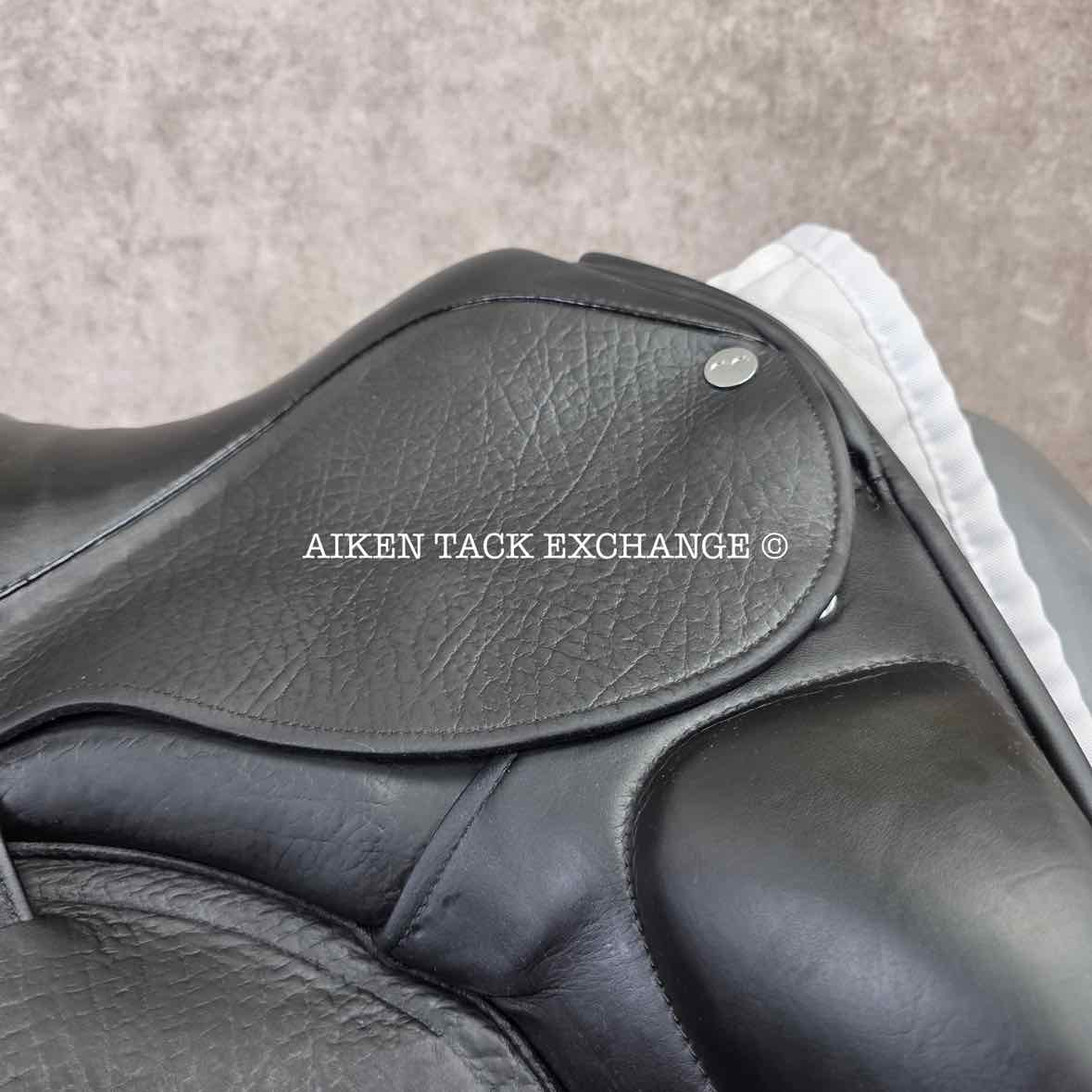 Takt TSD-10 Monoflap Dressage Saddle, 17.5" Seat, Wide Tree, Wool Flocked Panels