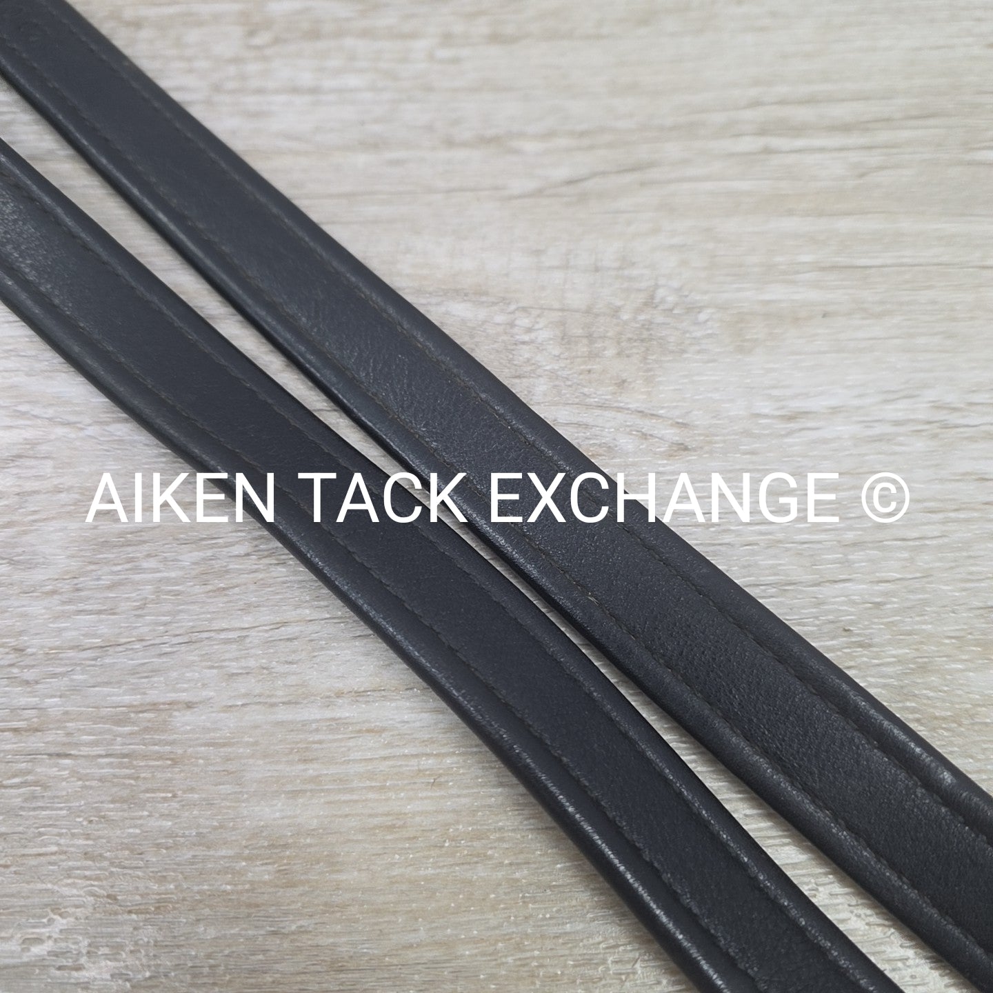 Prestige Nylon Lined Stirrup Leathers, Black, 160cm  / 63"