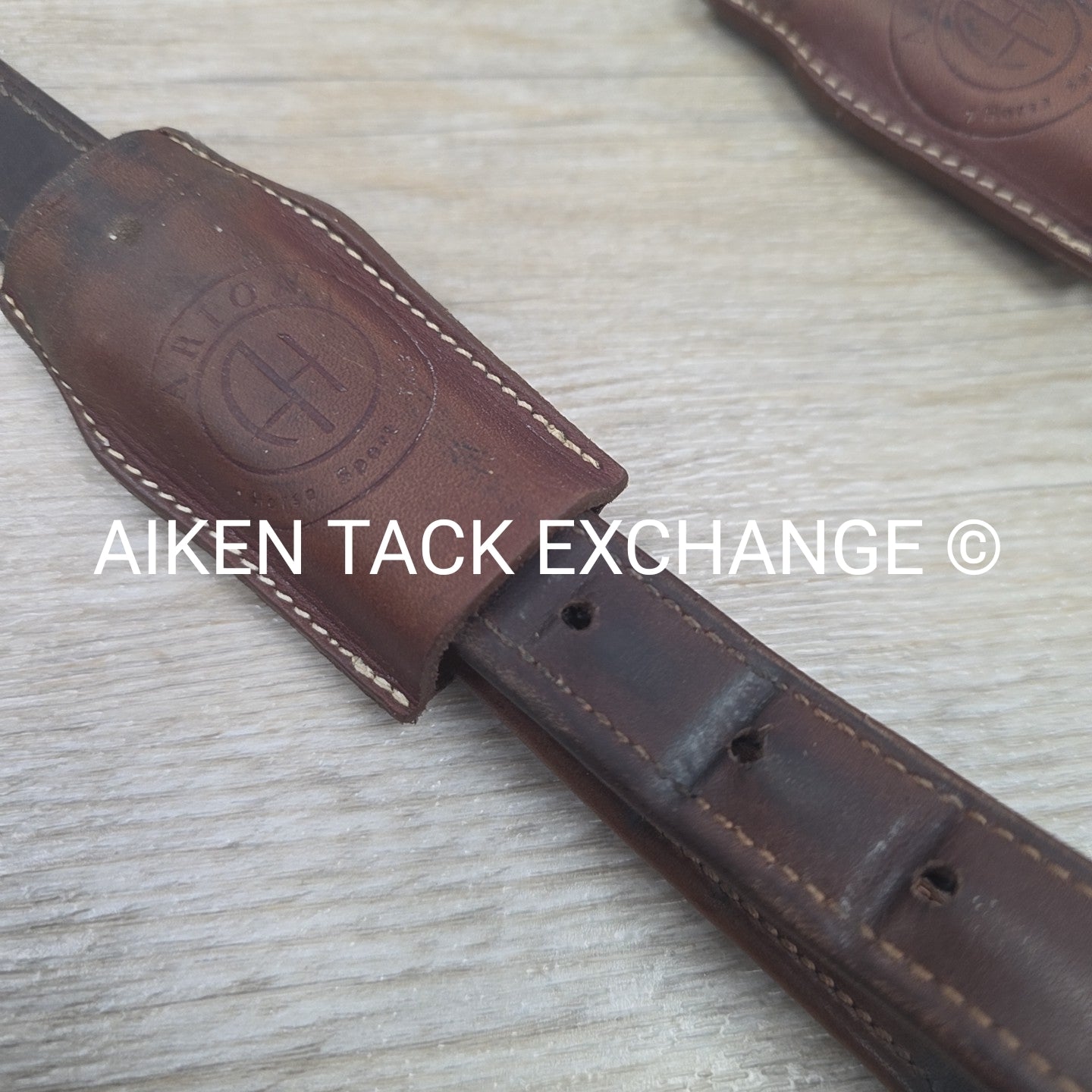 Arion Dressage Stirrup Leathers, Brown, Size Medium