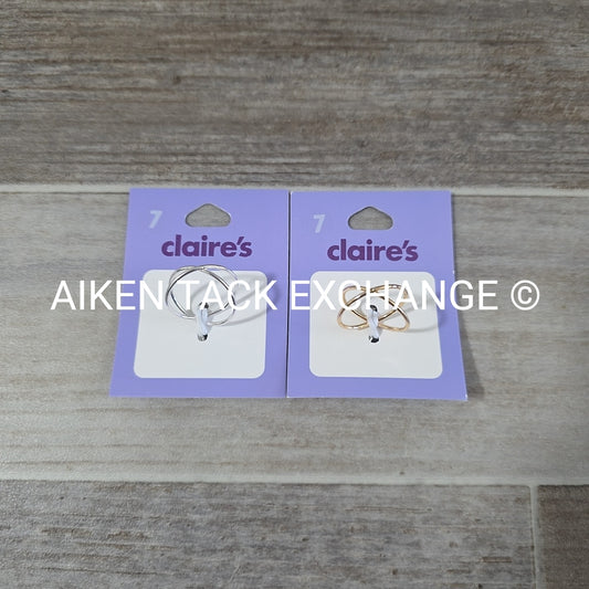 Claire's Rings (2) - Size 7