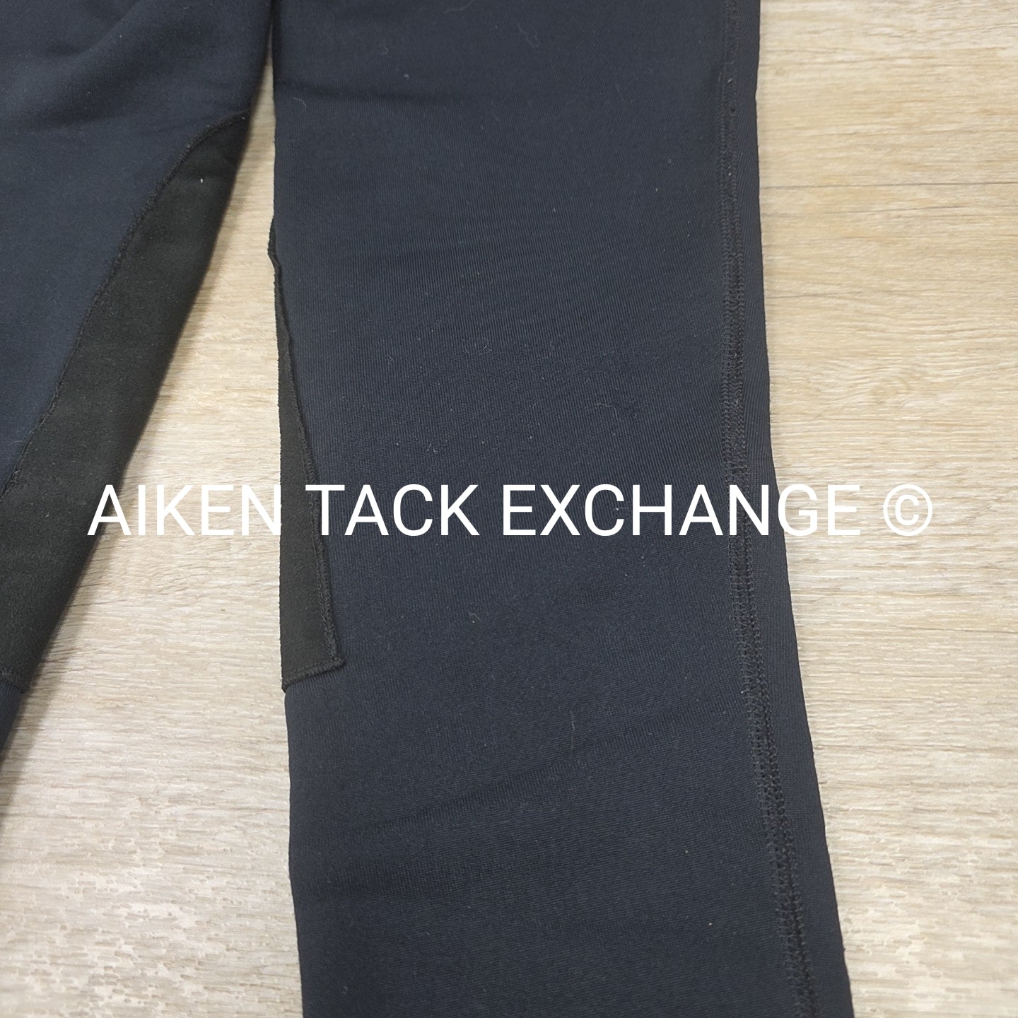 Stickyseat by Equestrienne Knee Patch Silicone Grip Fleece Lined Tights, Size La